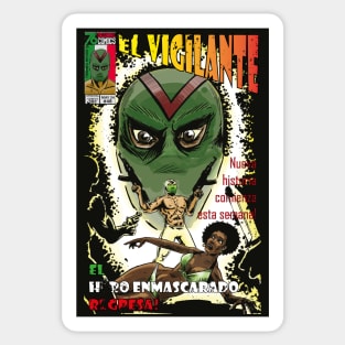 El Vigilante (distressed) Sticker